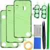 iStable Adesivo Cover Posteriore Compatibile con Samsung Galaxy S23 Nastro di Ricambio Pre-Tagliato per Sportello Batteria, Kit Colla Biadesiva SM-S911B/DS, SM-S911U (Confezione da 3)
