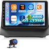 NHOPEEW Autoradio 8 Core 6+128G Android per Ford Fiesta 2009-2017 con Carplay wireless e Android Auto DSP Wifi GPS Comandi al volante Vista panoramica a 360