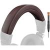 SOULWIT Copertura Archetto in pelle proteica per Audio Technica ATH M50, M50X, M50XWH, M50XBT, M50XBT2, M50S/LE, parte di ricambio per la riparazione del cuscinetto della fascia per la testa