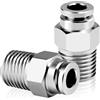 TAILONZ PNEUMATIC Raccordi a innesto rapido PC10-02 (Confezione da 2)
