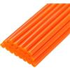 QUARKZMAN 20pz Stick Colla a Caldo per Pistola Colla a Caldo 11mm x 200mm/0,43 x 8 Mini Bastoni di Colla a Caldo Adesiva Arancione