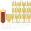COSIDEA 24 PCS vuoto 5ml corona lip gloss tubo imballaggio contenitore lipgloss, Old Skool Pro,