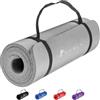 ROMIX Tappetino Yoga Antiscivolo, 10mm Tappetino Palestra Spesso Professionale con Borsa Per il Trasporto, Resistente Al Sudore Tappeto Pilates, Materassino Yoga Ideale per Ginnastica e Fitness a Casa