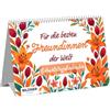 BILDNER Verlag Per le migliori amiche del mondo: il calendario di compleanno per sempre, con allegri motivi floreali e frasi umoristiche