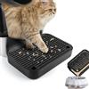 Kalolary Rampa Lettiera per Gatti Sgabello Pedale con Funzione Filtro Facile Pulire Gradino Anteriore Lettiera Animali Domestici Gradino Trappola Gattini Gatti Piccoli Anziani (Nero)