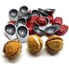 CULIMI Mini Stampi per Dolci a Forma di Noce - Set da 20 Formine da Forno con Rivestimento Antiaderente per Biscotti Mini Torte e Dessert