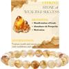 Bivei signora braccialetto perline 8mm semiprezioso cristallo naturale elastico elastico cristallo accessori regalo di yoga