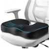 RaMokey Cuscino ergonomico in memory foam, per coccige e coccige, sollievo dallo stress da coccige ed emorroidi, per sedia da ufficio, auto, viaggi, lunghe sedute, giochi