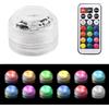 Begonia 12 pezzi luce subacquea, mini luce LED con telecomando, luci multicolori RGB per piscina a LED, impermeabili, luci a LED, illuminazione subacquea, LED subacquea, LED per stagno, acquario