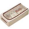Noeborty Cassettiera sotto il letto per scarpe, portascarpe per sotto il letto, contenitore per scarpe, grande capacità, con finestra trasparente (Beige)