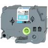 BROTHER Nastri bianco su blu compatibile con Brother TZE-555 bianco su blu 8 metri