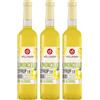 Höllinger Hollinger Limoncello Syrup Bio Senza Alcol, Sciroppo al Limone Naturale, Concentrato 1:9, 3x 500ml