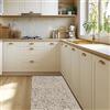 CREARREDA Tappeto Cucina Mordibo Antiscivolo Lavabile Antimacchia, Passatoia Cucina Assorbente Made in Italy, Runner Cucina Tappetino Multiuso in Gomma Porosa Ideale per Ingresso, Bagno e Doccia