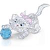 Swarovski Disney Classics The Aristocats, Marie, Soggetto con 703 Sfaccettature di Cristalli Raffigurante il Personaggio di Marie della Disney, Oggetto da Collezionare, 4,2 x 4,3 x 7,8 cm