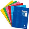 Clairefontaine 3796C Un Quaderno Agrafé clairefontaine - 17x22 cm - 32 pagine Quadretti grandi 3 mm ingranditi 12/12 - Papier Blanc 90 g - copertina in carta laminata colore casuale
