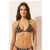 Calzedonia Triangolo Costume Golden Ethnic Marrone