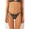 Calzedonia Brasiliana Costume Golden Ethnic Marrone