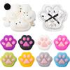 Pilikoll 10 Pezzi Giocattolo a Rimbalzo Lento Zampa di Gatto Squishy Zampa di Gatto Giocattoli Fidget Morbidi Giocattolo a Zampa di Gatto Squeeze Giocattoli per Bambini e Adulti