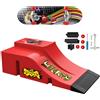 JurciCat Mini Skateboard Da Dita Fingerboard Set di Sccessori per Rampa con 1 e Fingerboard di Ricambio Ultimate Sport Training Requisiten (A)