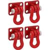 INJORA 4 ganci di traino in metallo per cingolati SCX24 TRX4M 1/24 1/18 RC