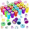 LGZIN Timbri per Bambini, Set di 24 Timbri Bambini, Timbrini Lavabili per Bambino, per Piccoli Regali per Bambino, Natale, Feste, Compleanni dei Bambi-Ni