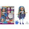 Rainbow High Rainbow Shimmers with Slime - Skyler, blu - Bambola Fashion di 28 cm, con Kit Slime e un Coniglietto come Animaletto Domestico, Età 4+