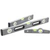 WORKPRO Set di 3 livelle a bolla d'aria (22,9 cm, 40,6 cm, 61 cm), W002900A, grigio