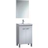 13Casa Venus A1 Set mobile bagno + specchio, 50x40x80 h cm, Bianco