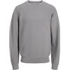 JACK & JONES Jcoarvid Knit Crew Neck, Flanella Grigia, M Uomo