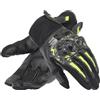 DAINESE - Mig 3 Unisex Gloves, Guanti Moto in Pelle, Protezioni sulle Nocche, Compatibilità Touchscreen, Unisex, Nero/Antracite/Giallo Fluo, XXXL