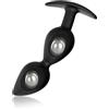 Roluck Liebesformen Perlina Anale con Sfera di Acciaio Integrata - Plug Anale per Stimolazione Ottimale - 2/3 Perline per Massaggiatore Prostatico e Giocattolo Sessuale per Adulti (S)