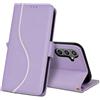 laddutoi Cover per Samsung Galaxy S24 FE 6.7 5G, Custodia Flip Case in Pelle PU [Slot Carte] [Supporto Stand] [Magnetica], Libro Portafoglio Antiurto Custodia per Samsung S24 FE 5G, Viola
