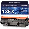 ZIPRINT W1350X Toner di ricambio per HP 135X W1350X W1350A Toner per HP LaserJet M209 M209dw MFP M234 M234dw M234sdw M234sdn (1 nero, senza chip)