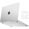 MOSISO Custodia Compatibile con MacBook Pro 14 Cover M5 M4 M3 M2 M1 2026 | Copritastiera&Pellicola&Naturale Ultra-Sottile Case per 14,2 pollici A3427 A3426 A3112 A2779 A2442 2025-2021, Traslucido