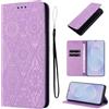 LSPCASA Custodia con Samsung Galaxy S25 Edge 6.7 Pollici Premium Pelle PU Flip tettiva Cover Con Slot Per Schede e Funzione Supporto Custodia Cover Portafoglio con Samsung Galaxy S25 Edge -Viola