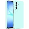 Captor Cover Samsung A17 Custodia Colorata in Silicone Liquido, Antiurto, Flessibile, Bordo Rialzato per Schermo e Fotocamera Con Microfibra Interna per Cover A17 Samsung (Verde Menta)