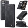 Monweicz Cover Compatibile con iPhone17, Custodia Portafoglio con Slot per Scheda, Protezione Completa Premium in Pelle PU, Flip Libro Magnetica iPhone17, Nero