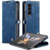 Monweicz Cover Compatibile con Samsung Galaxy ZFOLD4, Custodia Portafoglio con Slot per Scheda, Protezione Completa Premium in Pelle PU, Flip Libro Magnetica Samsung Galaxy ZFOLD4, Blu