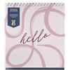 BusyB Busy B 2026 Desk Calendar - Jan to Dec, Pink Ribbon 2026 Calendar with Built-in Stand & Flip-Top Binding - Desk Calendar for Office or Home - Year Planner with Pockets for Organised Planning