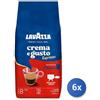 Lavazza 6x Multipack Caffe Lavazza Kg 1 Grani Crema Gusto