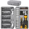 Hi-Spec Set Hi-Spec 79pz punte cacciavite multiuso e set bussole 1/4 con manici. Estensione flessibile, precisione, Torx e punte esagonali 1/4 anti-manomissione in custodia