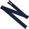 Aerzetix - Set di 6 Cerniere Lampo a Spirale N°5 80cm separabili Colore Blu Scuro con cursore Decorativo | per Giacca Cappotto Accessorio e Cucito di Abbigliamento