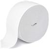 Qikaara 10 metri di elastico bianco, elastici da cucito 60 mm di larghezza, fascia elastica per cucito, elastico, elastico in gomma per cucire, nastro in gomma per cucito, artigianato e vestiti
