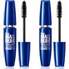 Boobeen 2 mascara waterproof nero, formula volumizzante e prolungata, ad asciugatura rapida e resistente alle sbavature per tutto il giorno