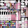 SAVILAND Acrilico per Unghie Kit con Smalto Nail Gel Mini Lampada U V Polvere e Liquido Acrilico Fresa per unghie Strumenti per Unghie Set per Manicure Fai da Te, Regalo da Donna, Regalo di Natale