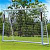 NORTHERN STONE Porta da calcio portatile in PVC per tutte le stagioni, 8 x 6 piedi, porta da calcio portatile da giardino, pali in PVC spesso 70 mm + sistema di chiusura integrato per bambini
