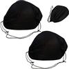DBAILY Borsa Per Casco,2pcs Sacca Porta Casco Zaino Con Coulisse Crossbody Scopo Generale Per Casco Portaoggetti Da Equitazione Portatile Pallacanestro Calcio e Altri Palloni (Nero, 44 x 48 Cm)