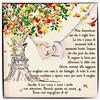 NONNA PROFESSIONISTA Collana Donna Figlia Nipote Amore Finitura in Oro, Argento Idee Regali per lei Compleanno Natale - Cofanetto con DEDICA incluso (Oro - Nipote)
