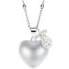 MAMIJUX Chiama Angeli Ciuccio Mamma Idea Regalo Gravidanza Collana Donna Richiamo degli Angeli Catenina Acciaio