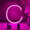 ENUOLI Led rosa al neon lettera segni parole luci al neon luci alfabeto lettera segno batteria/usb a led a led marchee parola lampade al neon accessori per feste a parete decorazioni a sospensione per il